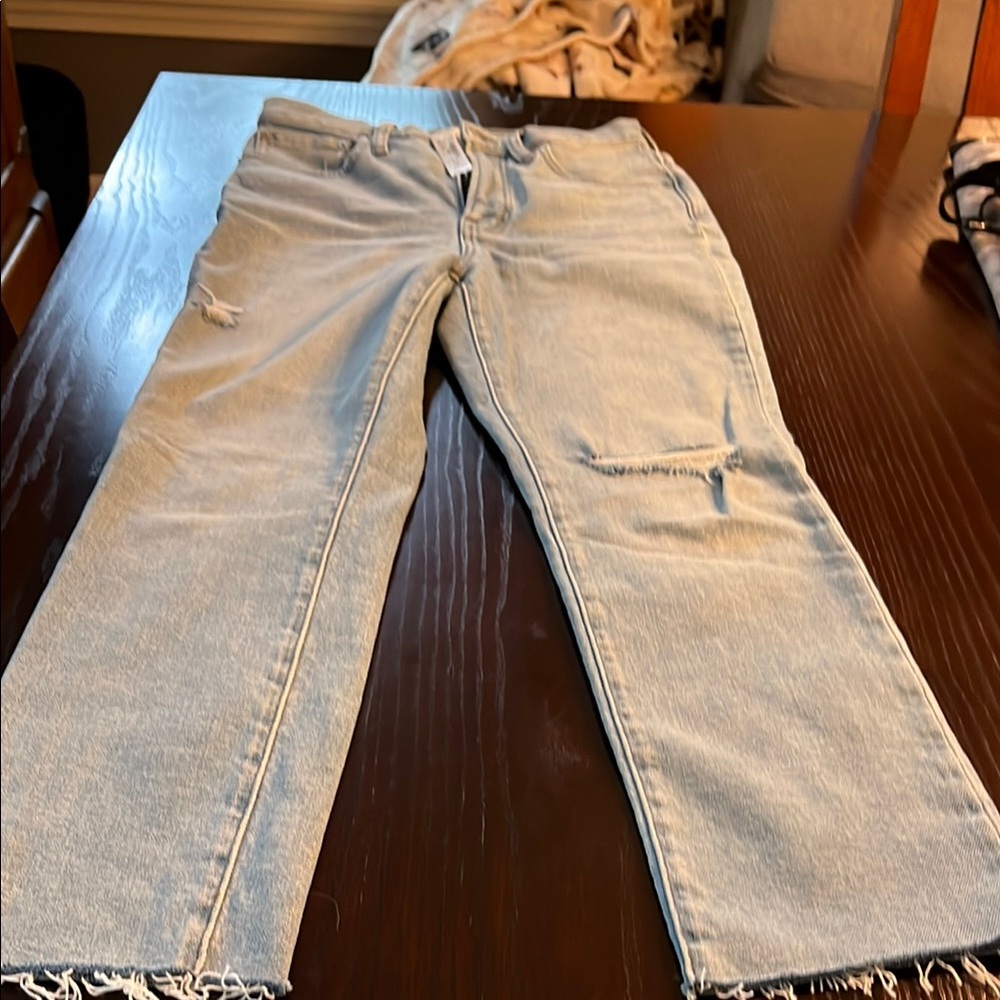 NWT Madewell Blue Straight Leg Jeans Classic Style